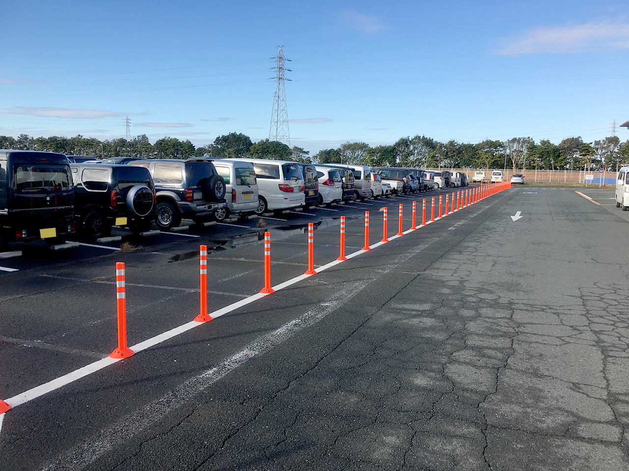 車線分離標（ポストフレックス）